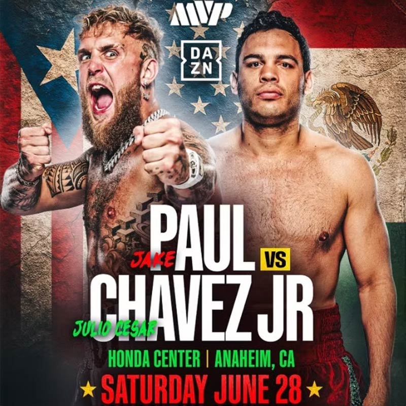Jake Paul vs Julio Cesar Chavez Jr 