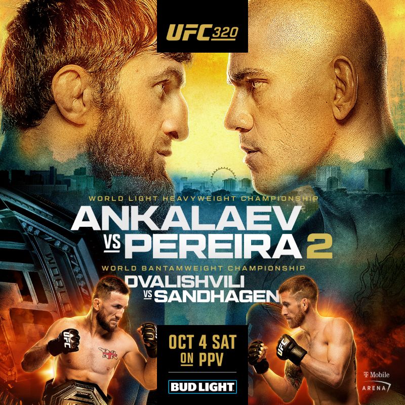 UFC 320 Live: Ankalaev vs. Pereira